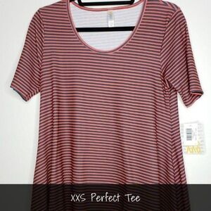 LuLaRoe Perfect T XXS Stripes NEW